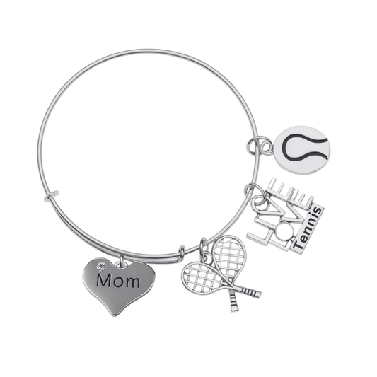 Tennis Mom Bangle Bracelet