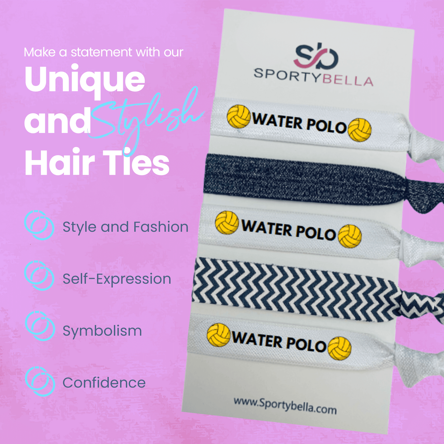 Water Polo Hair Ties