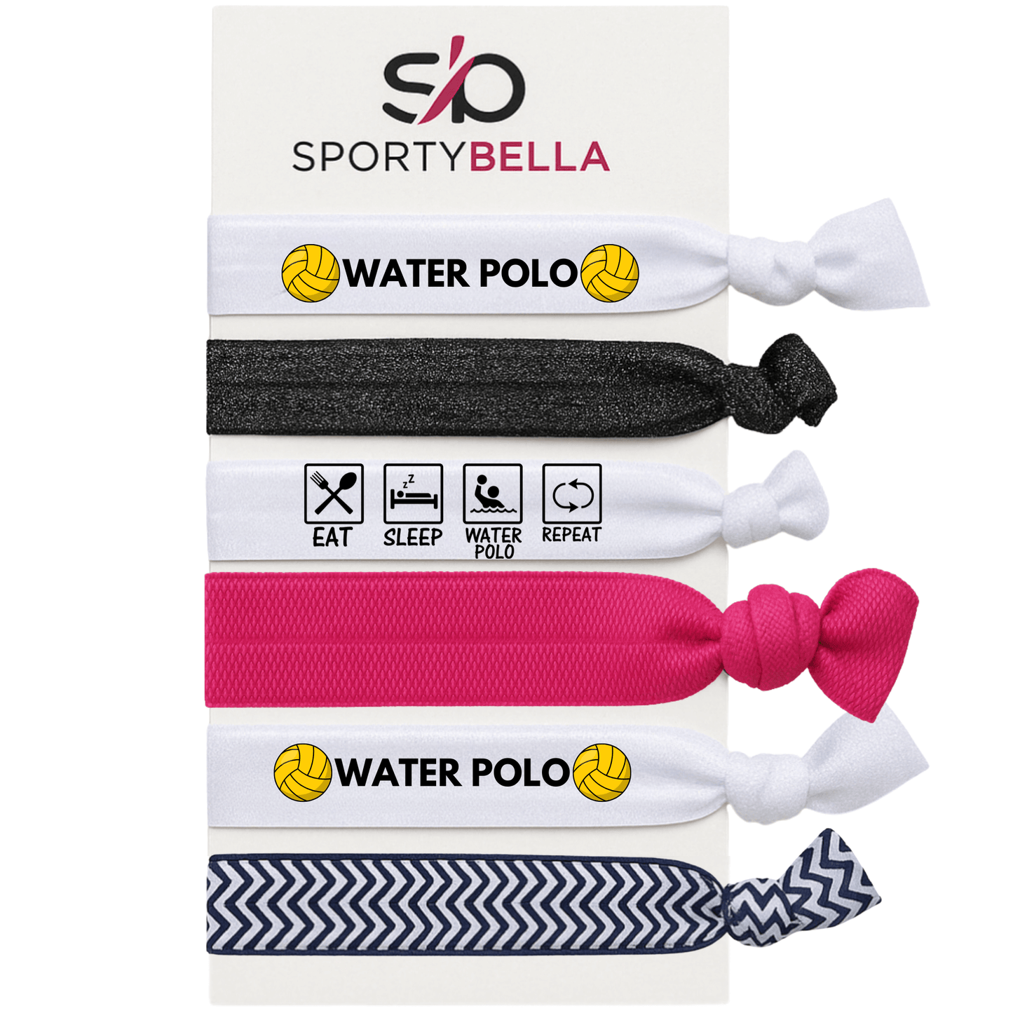 Water Polo Hair Ties