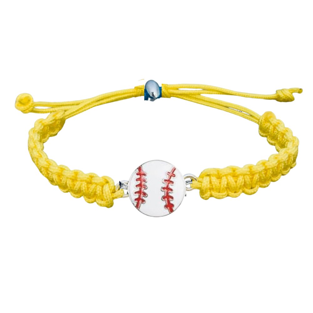 Baseball Rope Bracelet - Pick Color