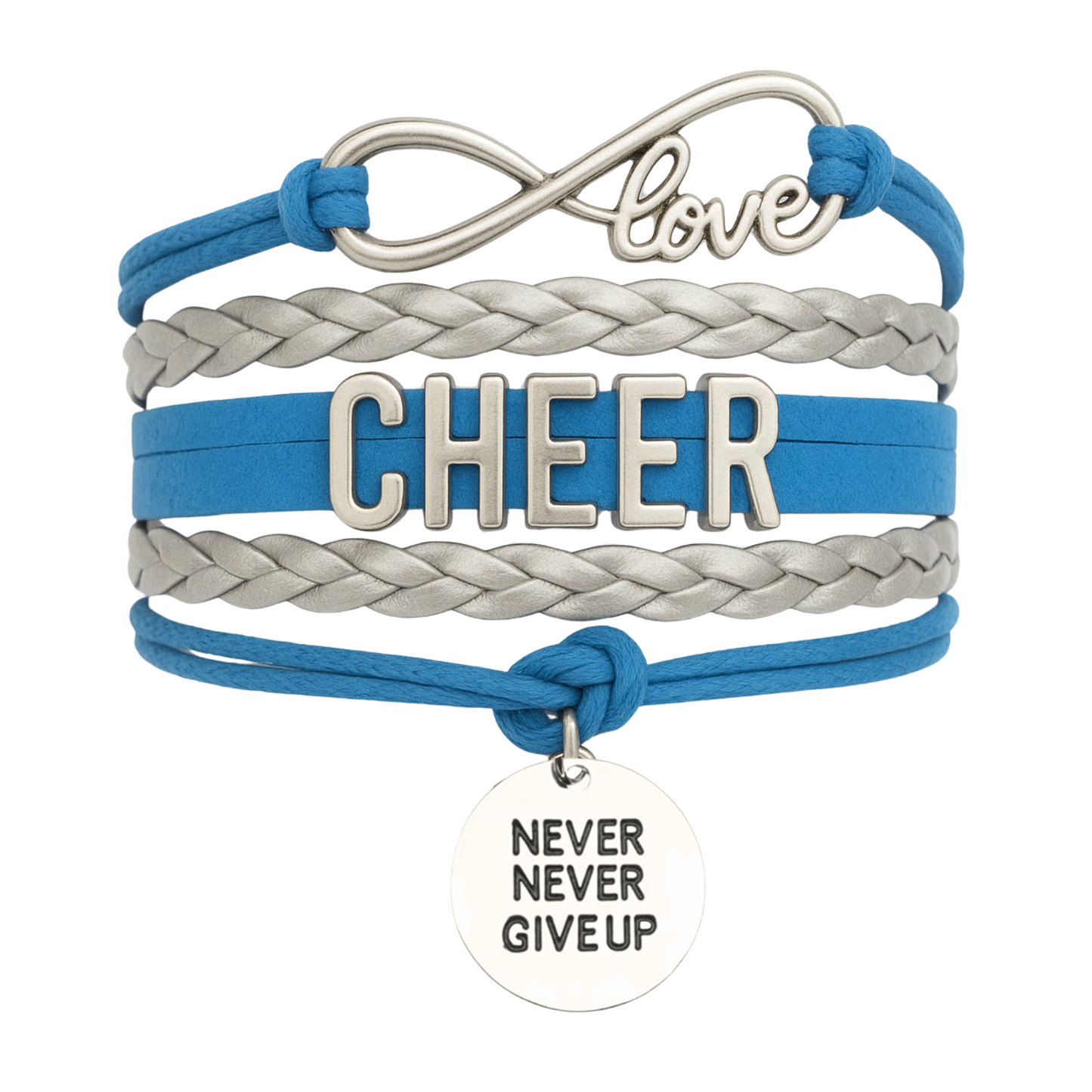 Cheer Bracelet with Inspirational Charms