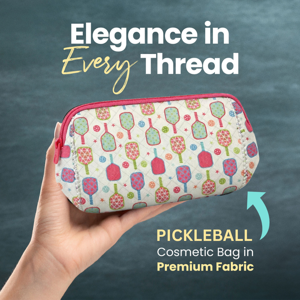 Pickleball Stars Cosmetic Bag