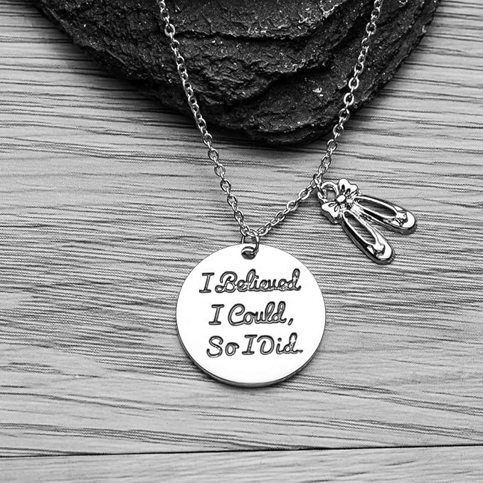 Dance Necklace- I Believed I Could