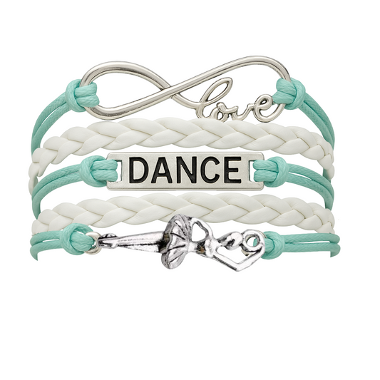 Girls Dance Infinity Bracelet - Choose Colors