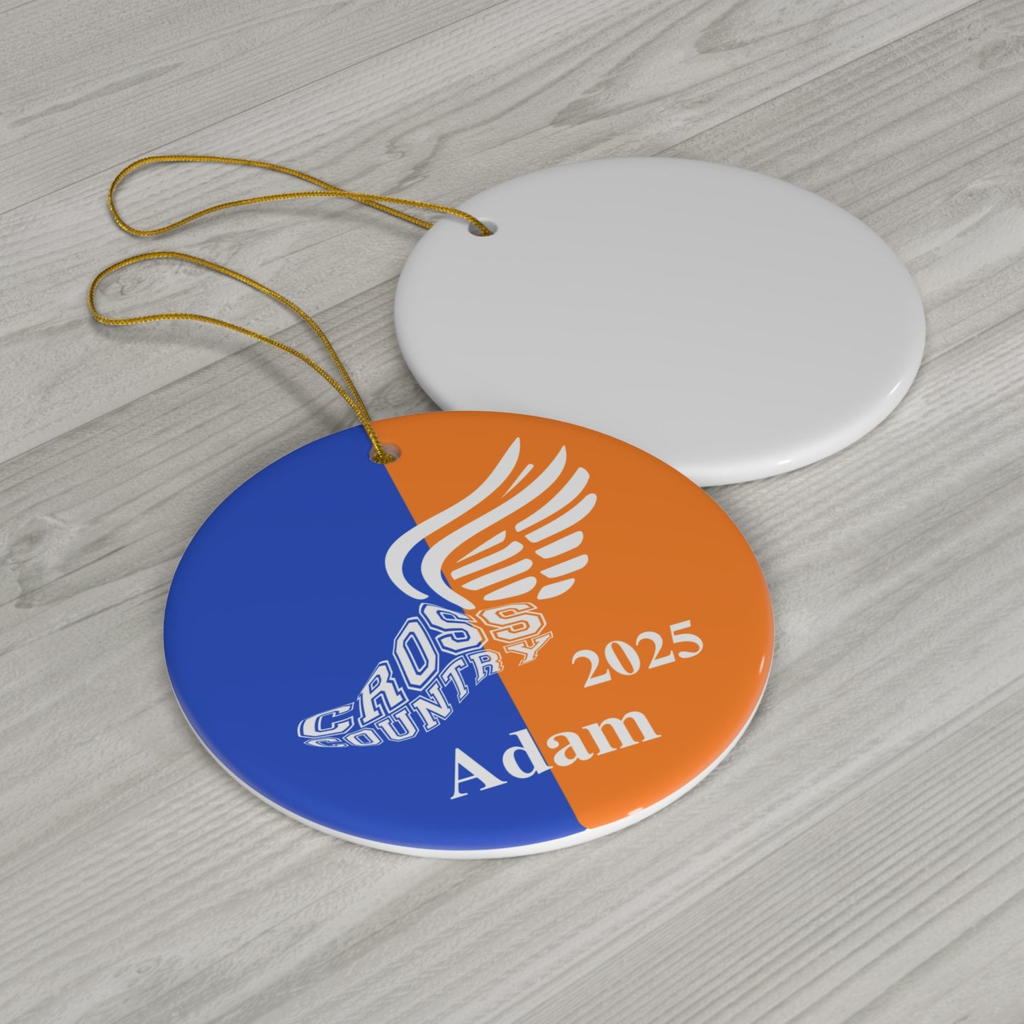 Cross Country Christmass Ornament