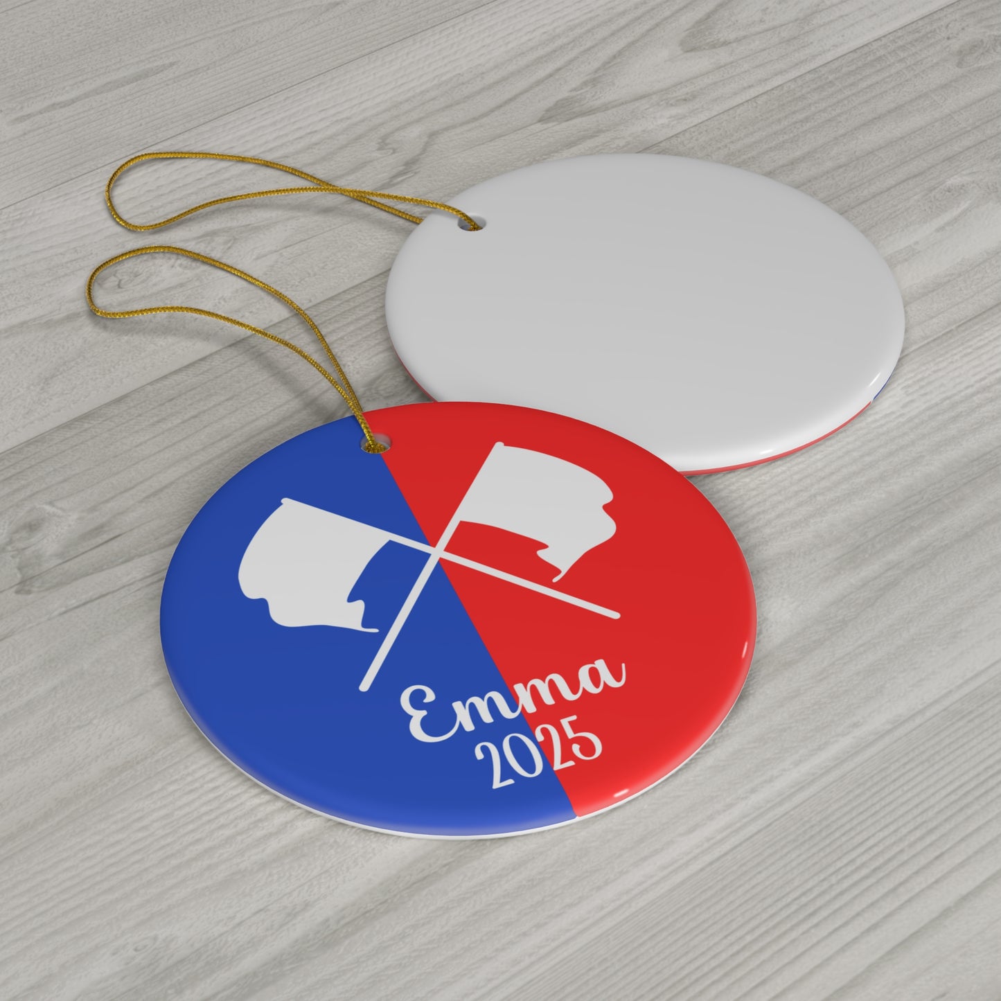Color Guard Ceramic Christmas Ornament