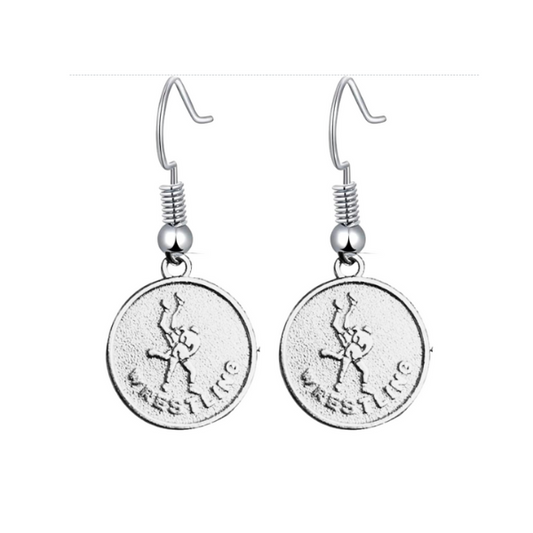 Wrestling Earrings