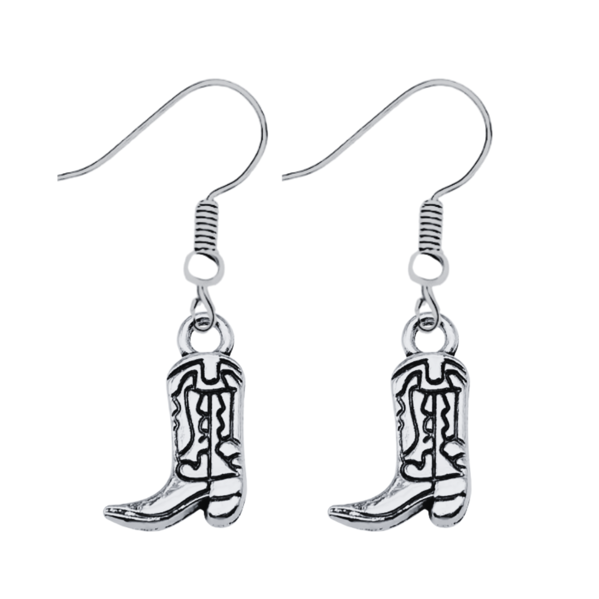Cowgirl Boot Dangle Earrings