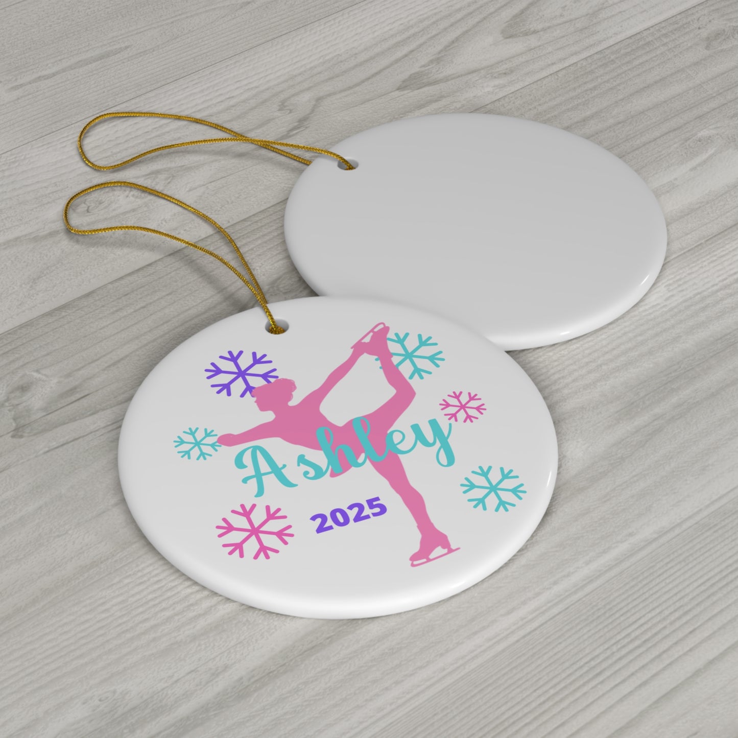 Personalized Figure Skating Ornament