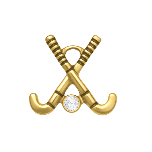 Field Hockey CZ Sticks Charm