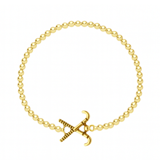 Field Hockey Beaded Bracelet