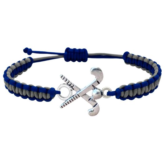 Field Hockey Multi Colored Rope Bracelet - Pick Colors