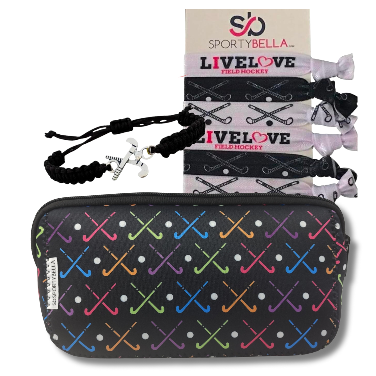 Field Hockey Cosmetic Bag Bundle
