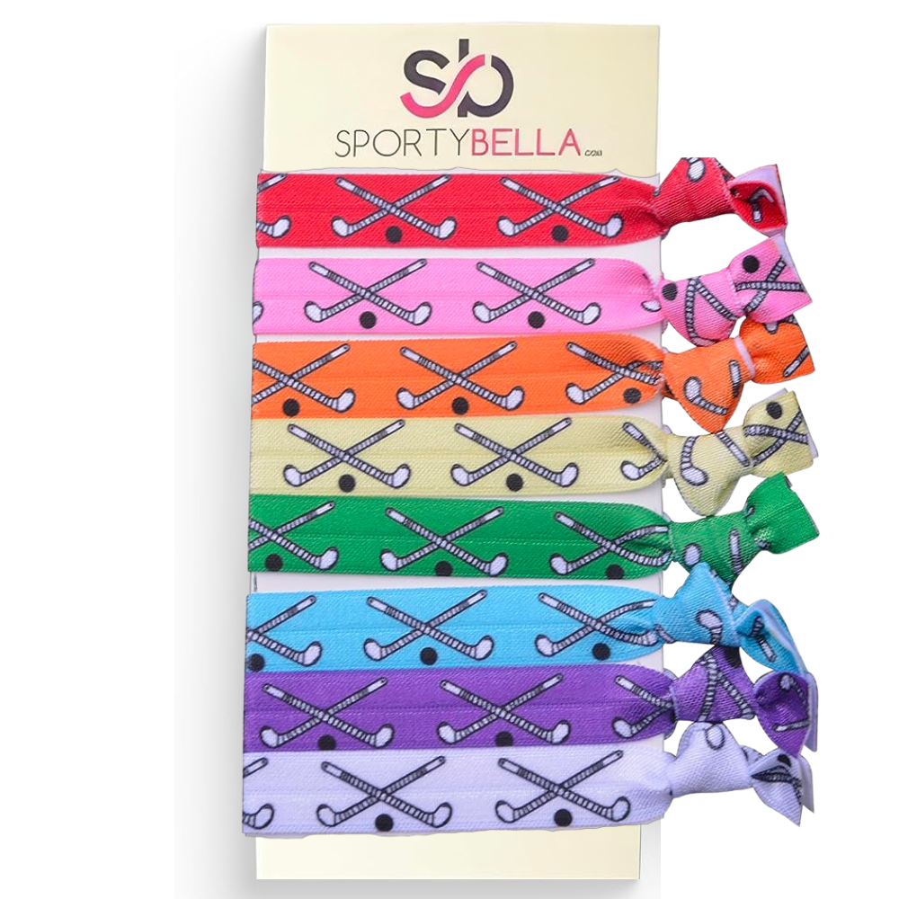 Girls Field Hockey Hair Ties