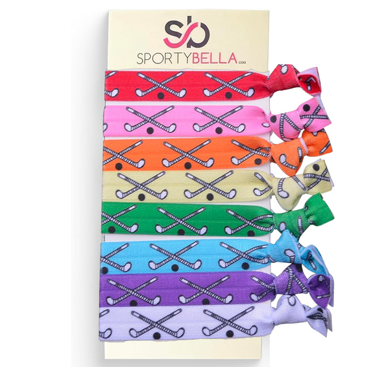 Girls Field Hockey Hair Ties 