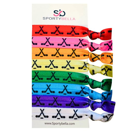 Ice Hockey Hair Ties - Multi Colored