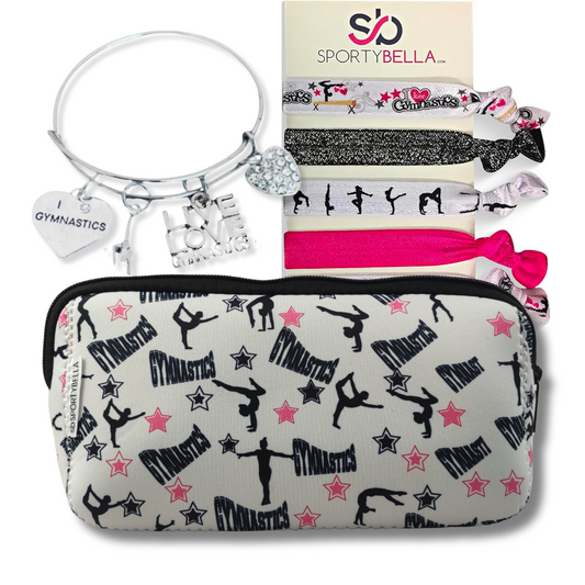 Gymnastics Cosmetic Bag Gift Bundle