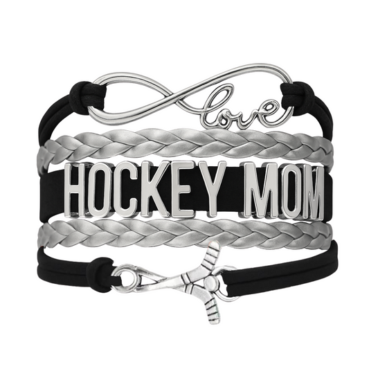 Ice Hockey Mom Bracelet - Pick Colors