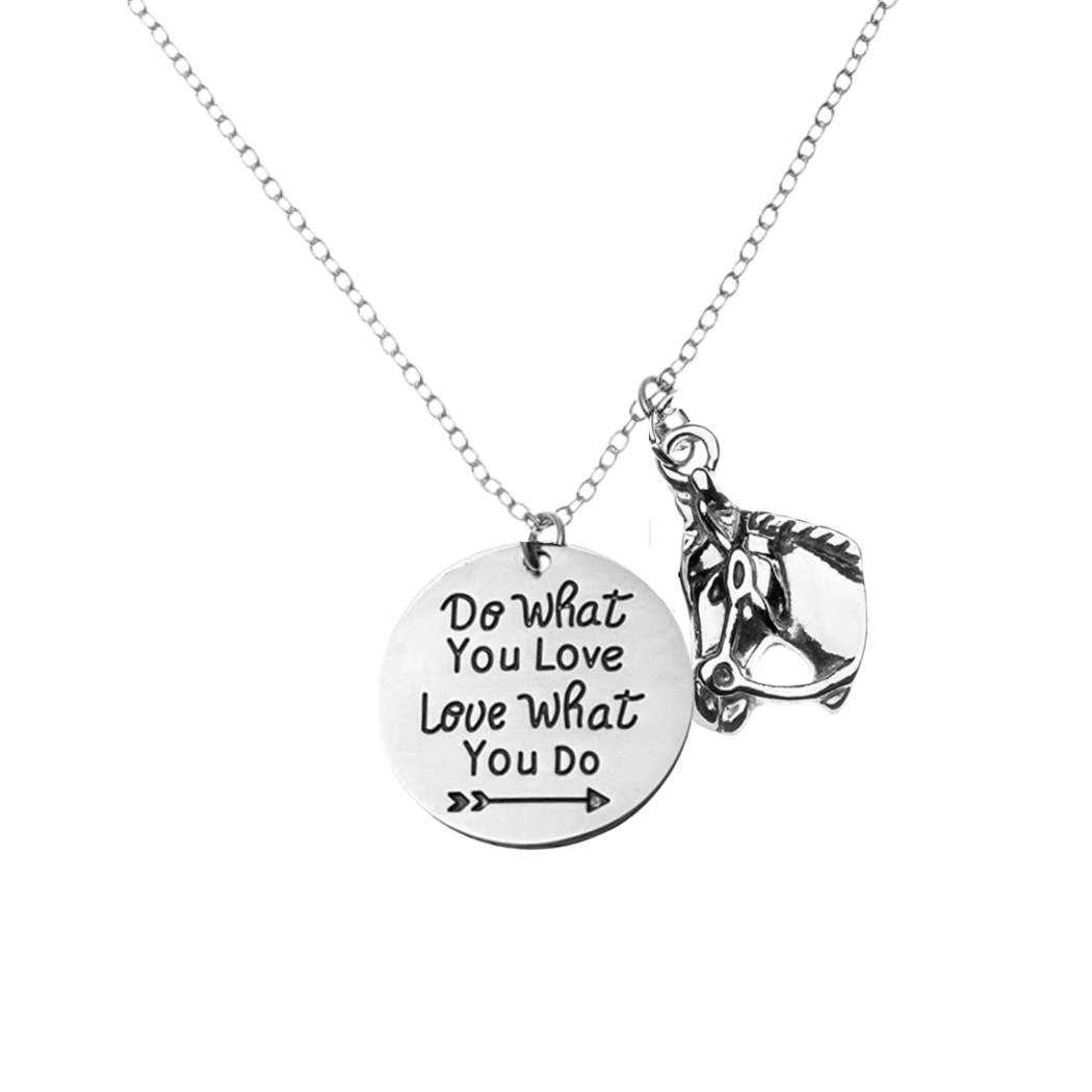 Horse Necklace - Motivational Phrases