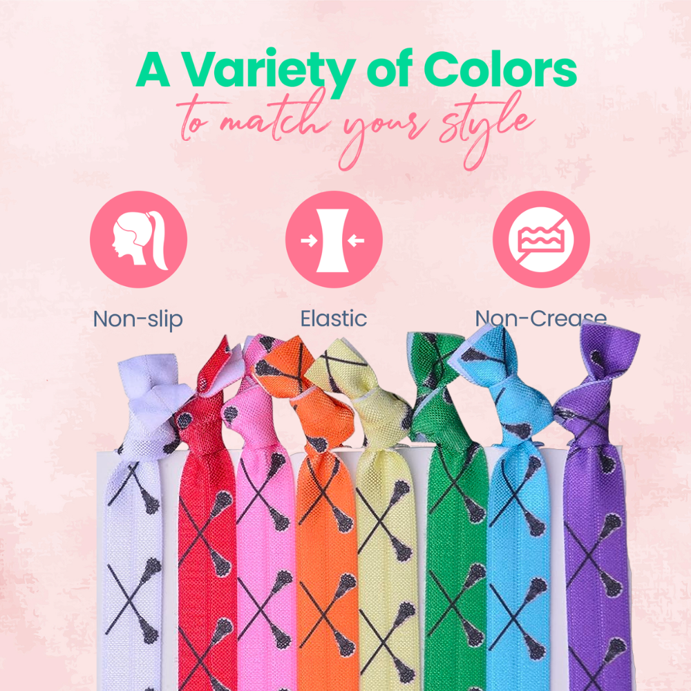 Lacrosse Hair Ties Set for girls