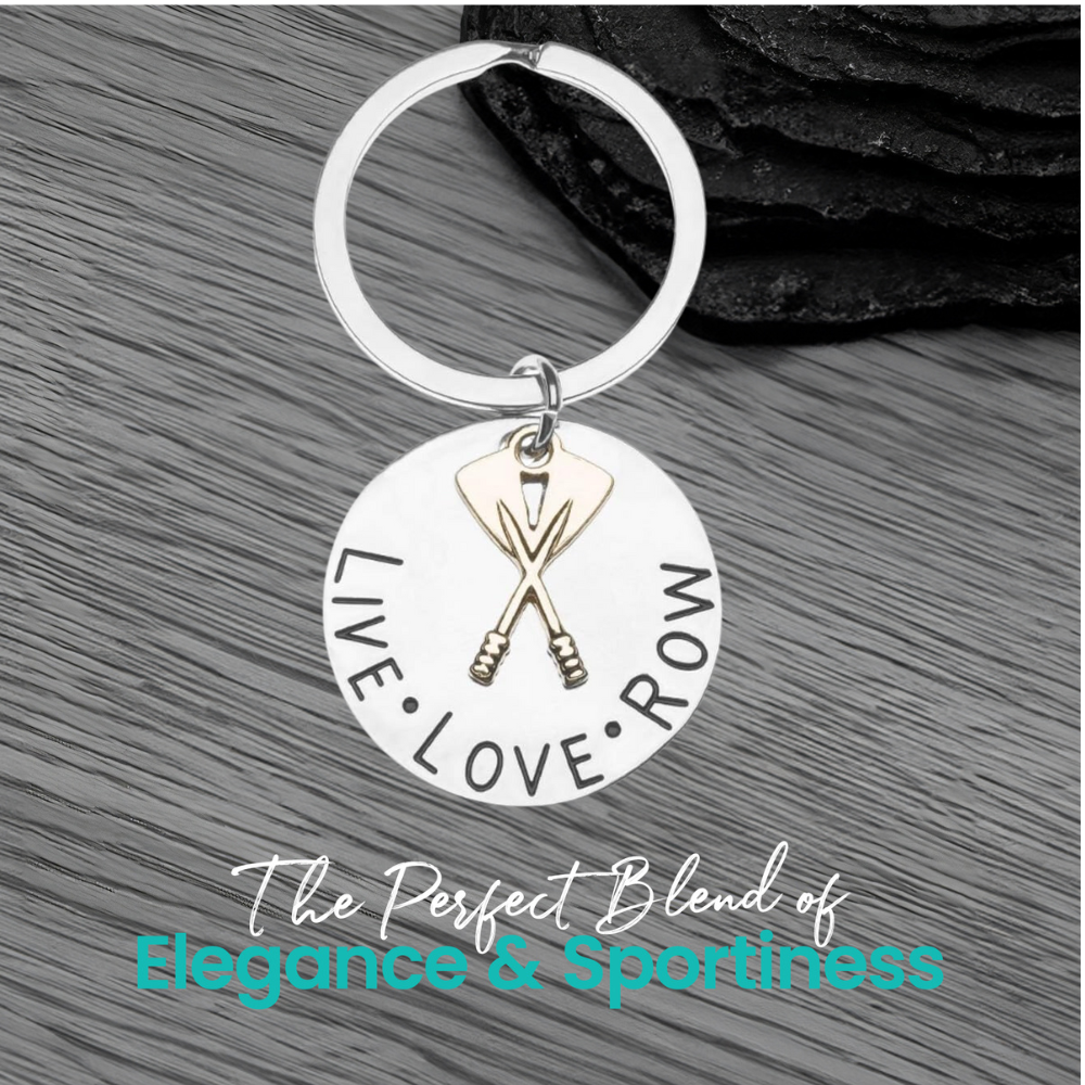 Crew Rowing Keychain - Live Love Row