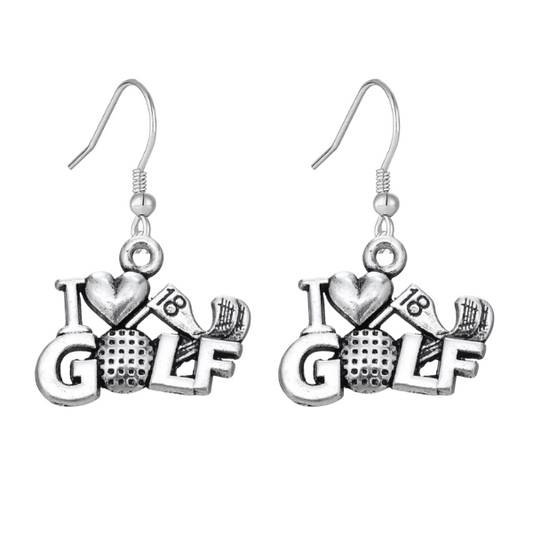 Golf Charm Earrings