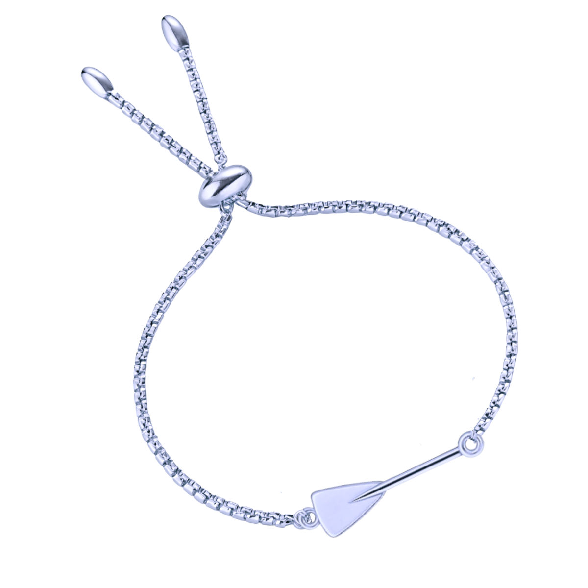 Rowing Charm Slider Bracelet