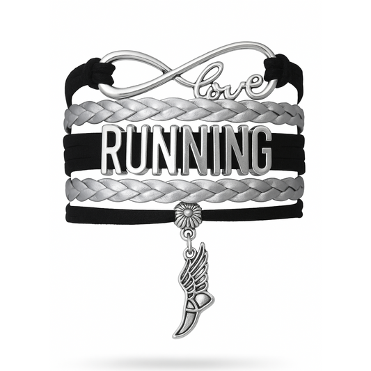 Track & Field Infinity Runner Bracelet