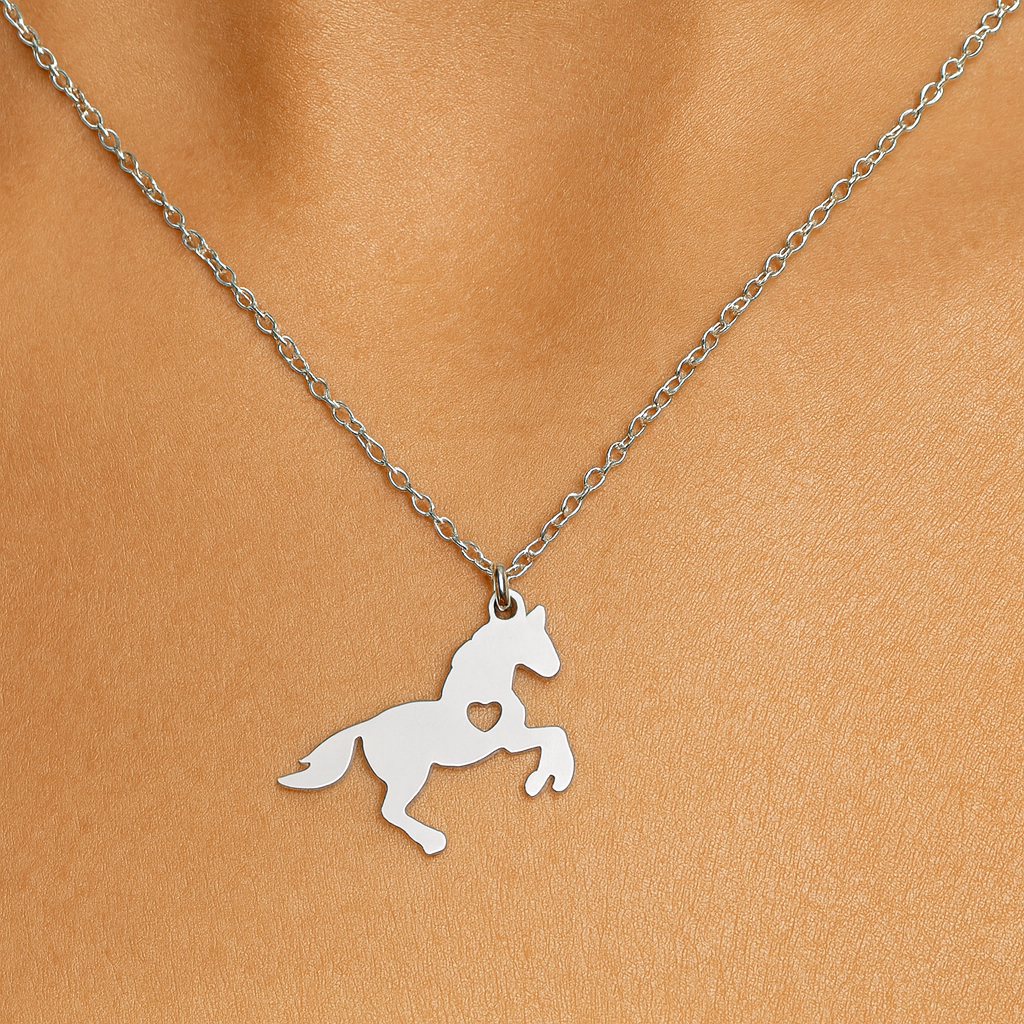 Horse Heart Necklace