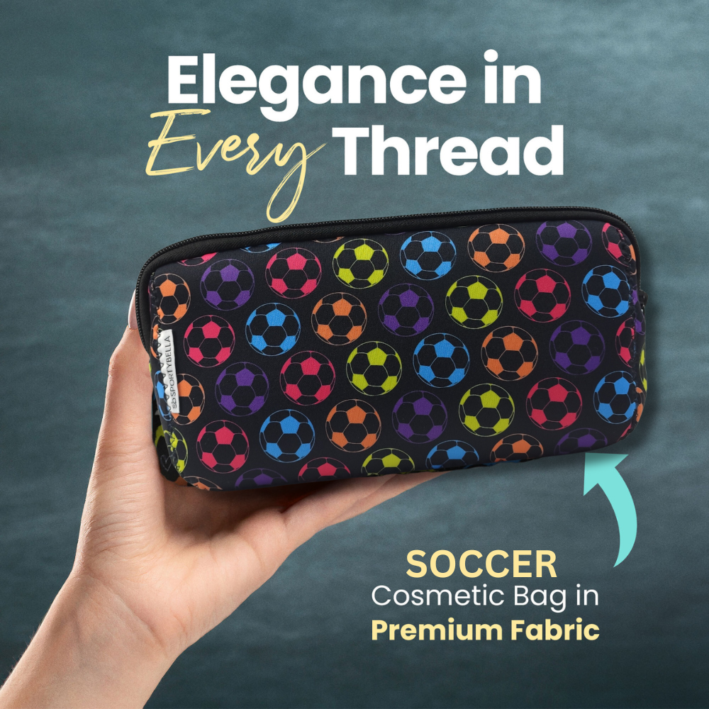 Soccer Cosmetic Bag