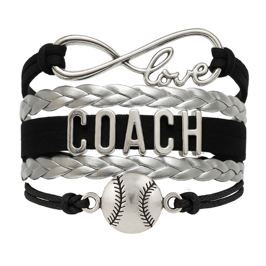 Softball Coach Infinity Bracelet