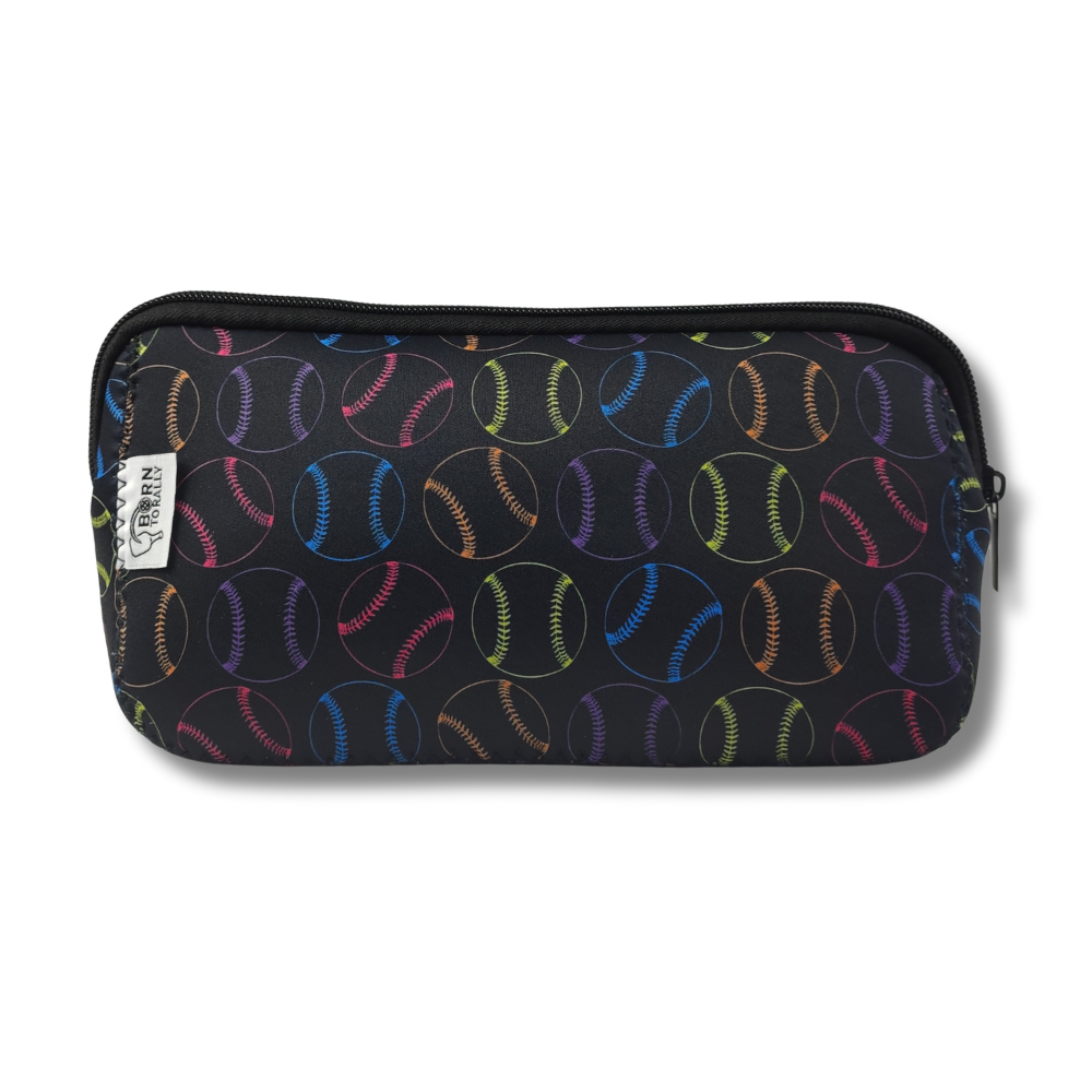 Softball Cosmetic Bag