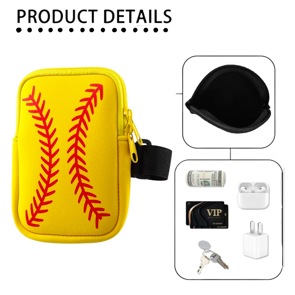 Softball Water Bottle Pouch