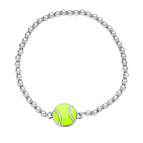 Tennis Ball Beaded Bracelet