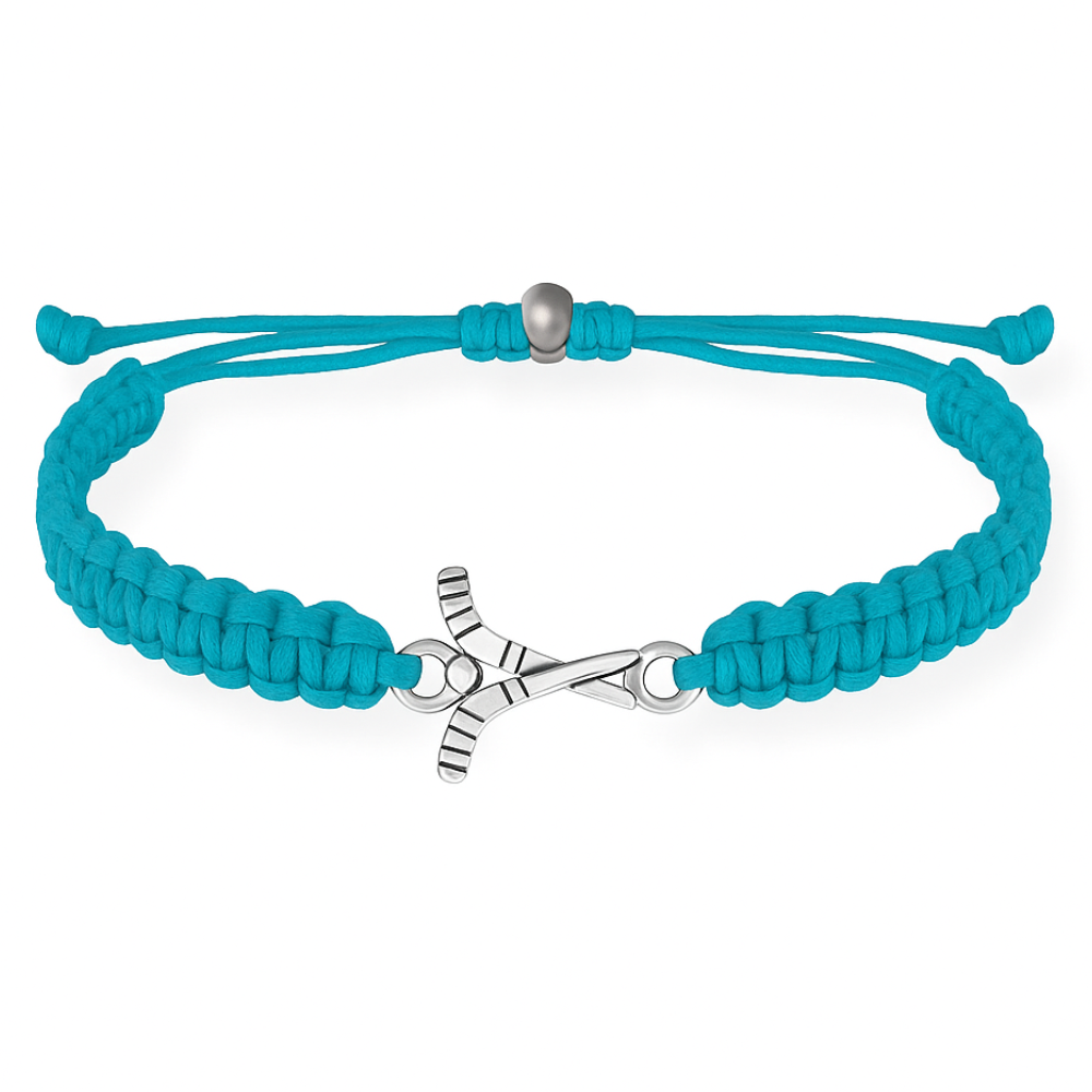 Ice Hockey Rope Bracelet - Pick Color