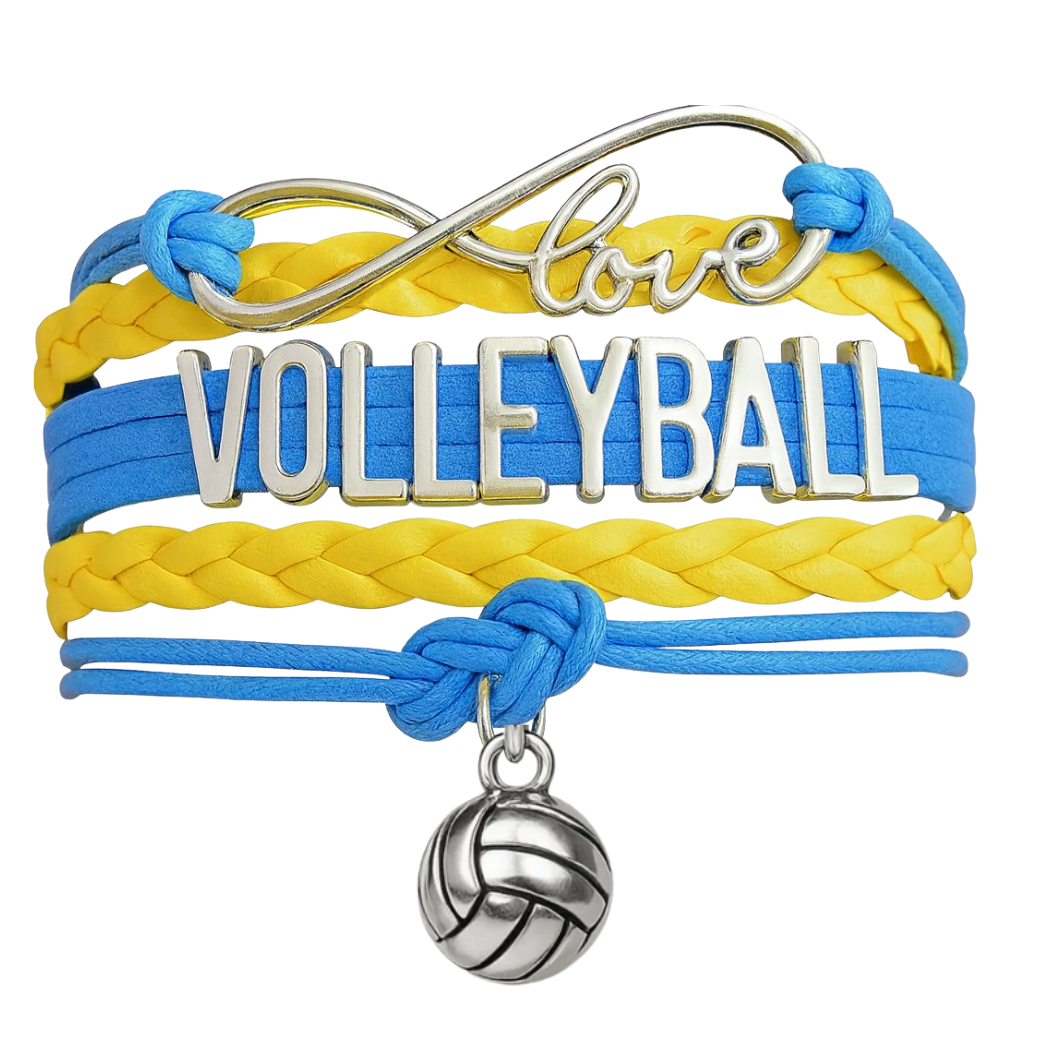 Girls Volleyball Bracelet-15 Team Colors