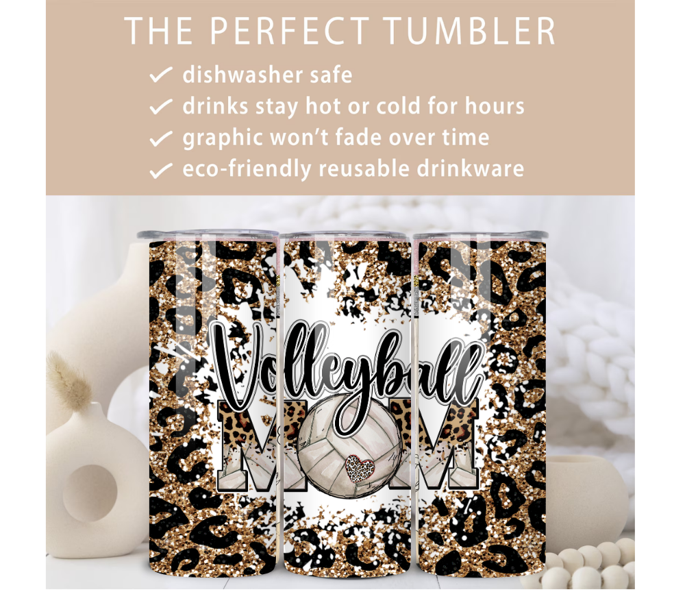 Volleyball Mom Tumbler