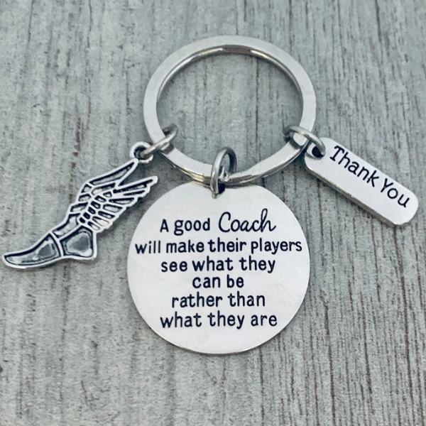 Track and Field Coach Keychain
