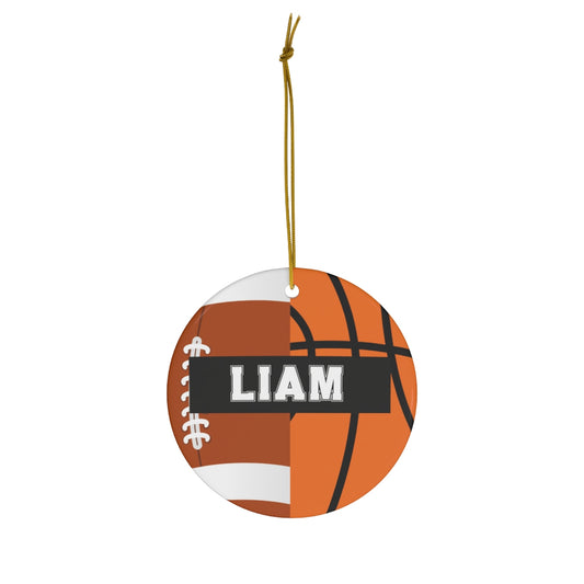 Football Basketball ornament