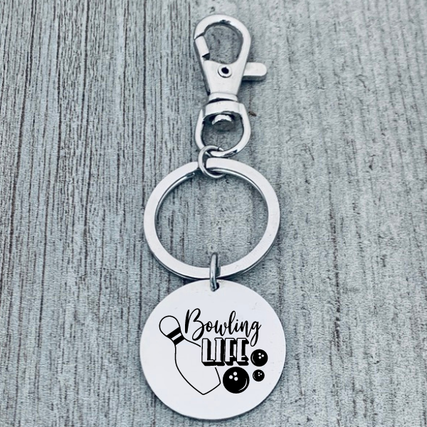 bowling keychain - bowling life