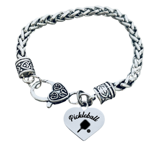 Pickleball Charm Bracelet