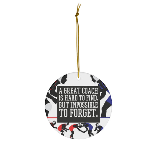 Wrestling Coach Wrestling Ornament