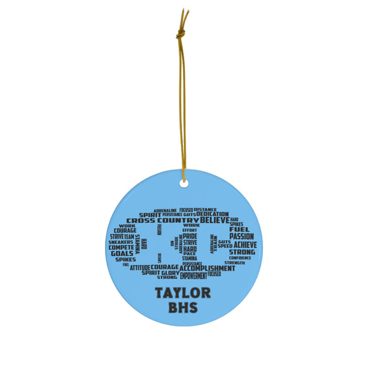 Cross country ornament