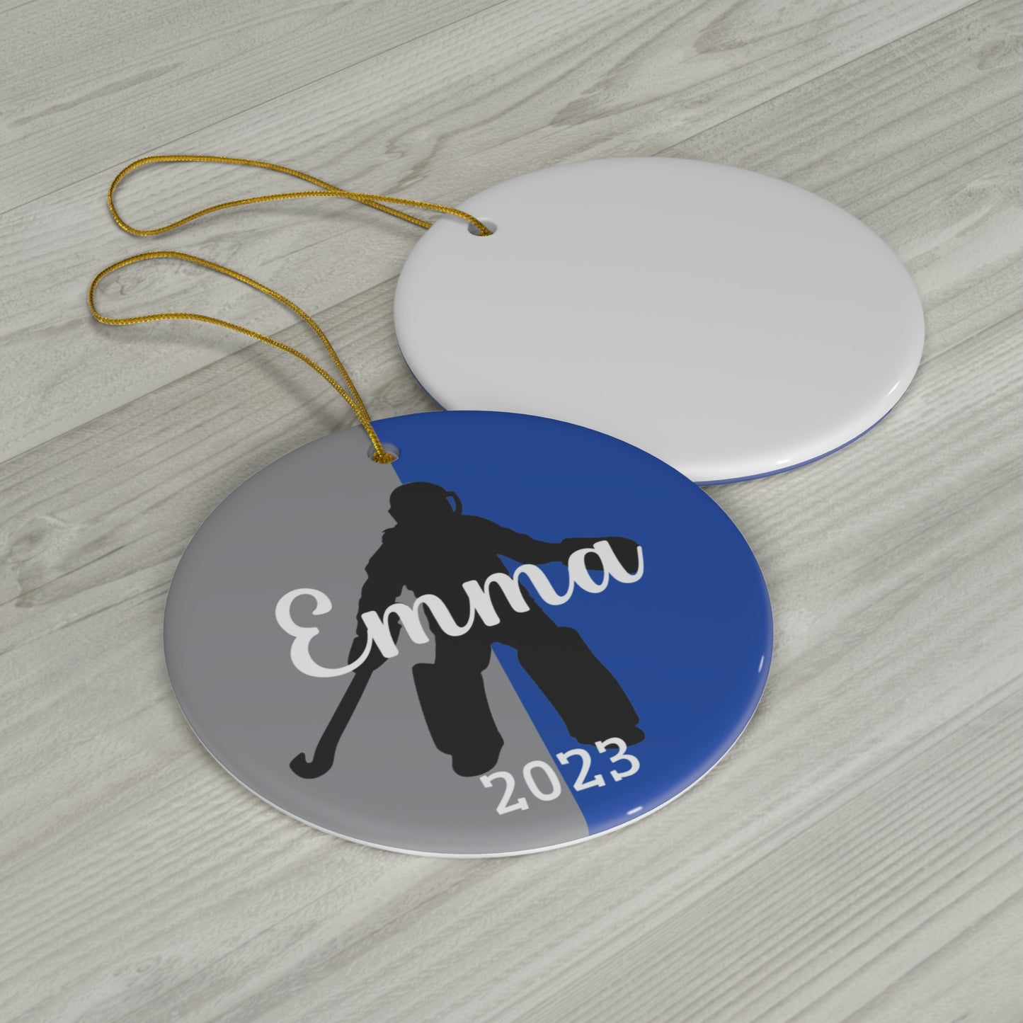 Field Hockey Goalie Gift, Personalized Field Hockey Christmas Ornament, Gifts for Field Hockey