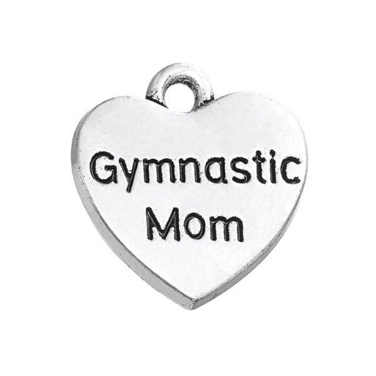 gymnastics mom charm