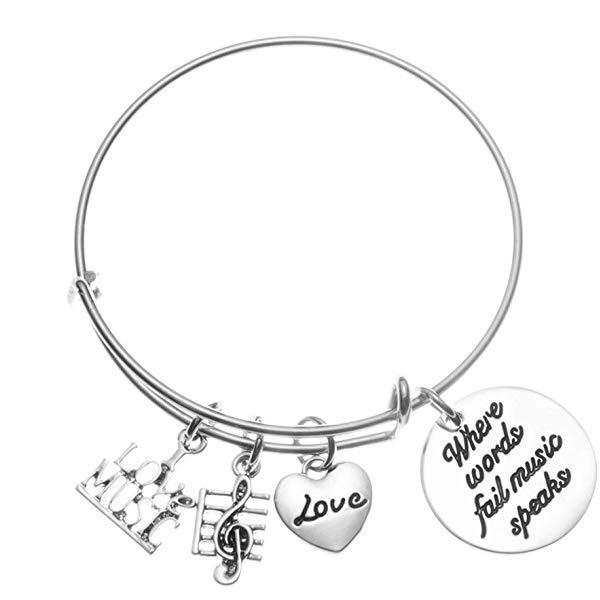 Music Lover Charm Bracelet