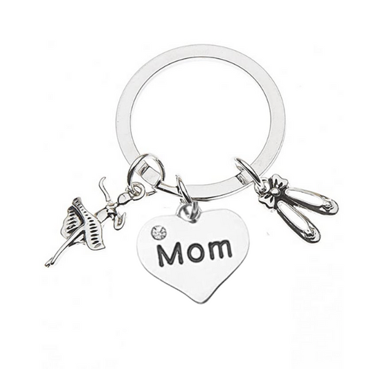 Dance Mom Charm Keychain