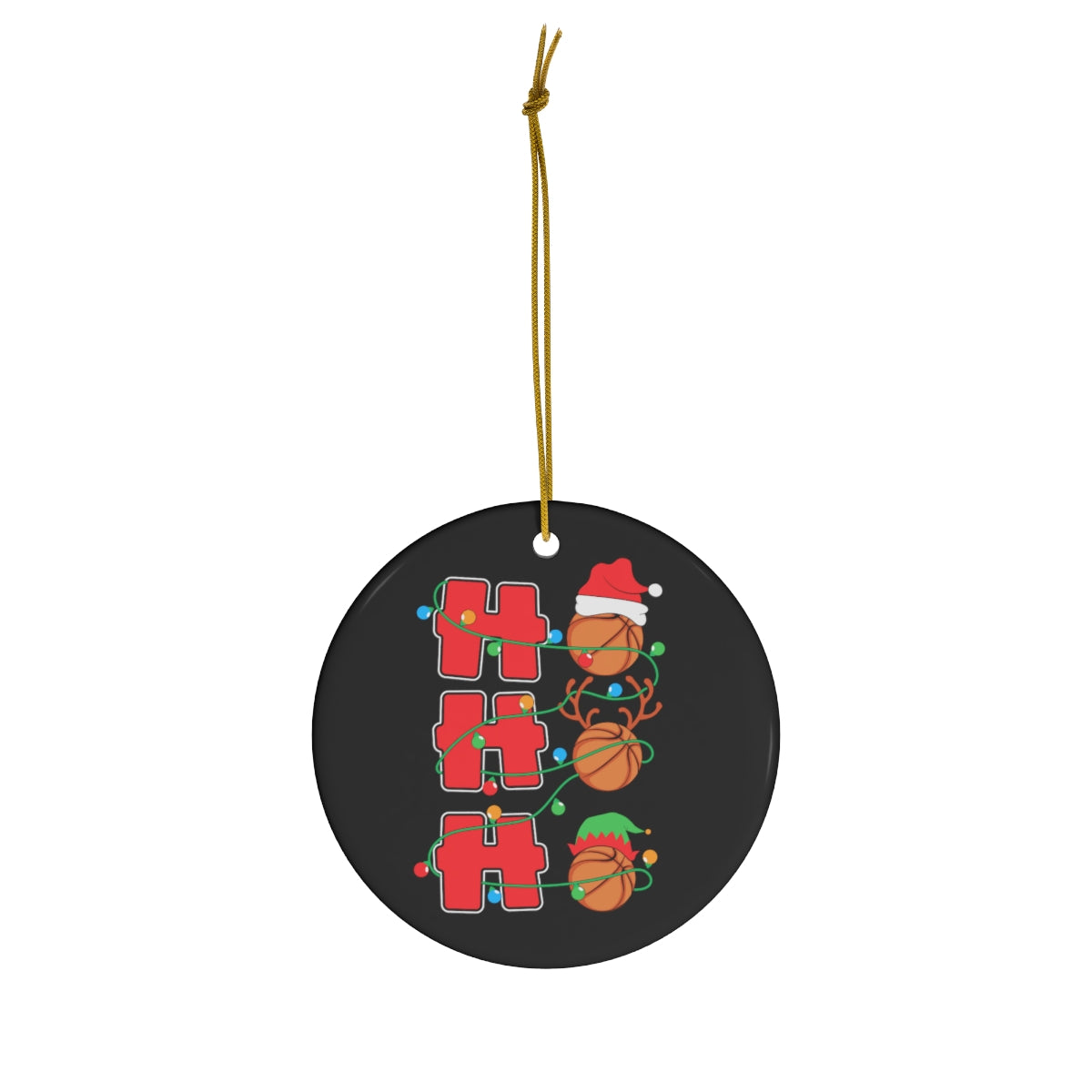 Basketball Christmas ornament