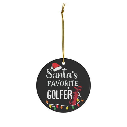 Golf Christmas ornament