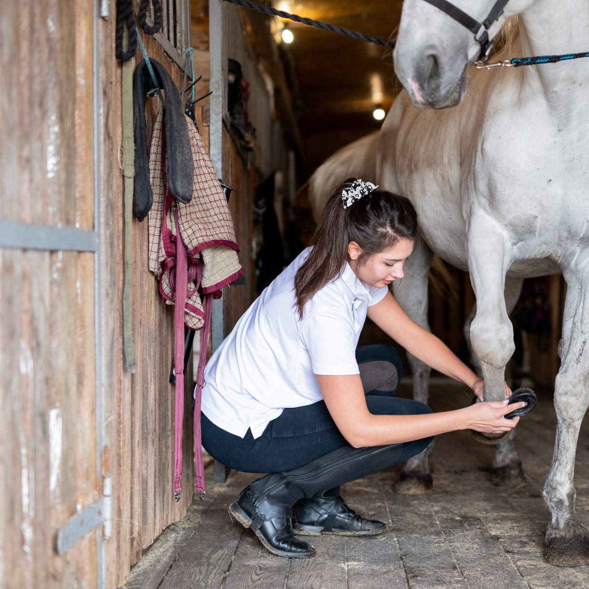Horse Premium Velvet Scrunchie